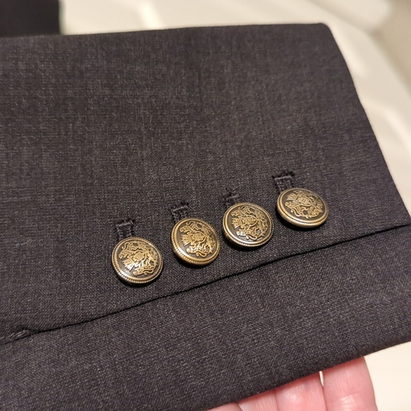 Talula Charcoal Blazer Size 6 - Picture 3 of 8